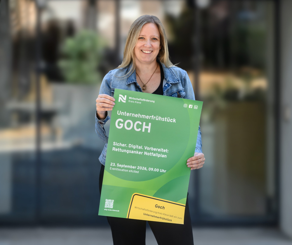News & Presse > Unternehmerfrühstück im eXcited in Goch | Wirtschaftsförderung Kreis Kleve