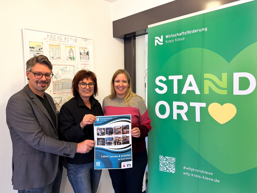 Wirtschaftsförderung Kreis Kleve führt Social-Media-Kampagne „Leben und Arbeiten im Kreis Kleve“ fort > Mitarbeiter der Kreis-WfG II | Wirtschaftsförderung Kreis Kleve