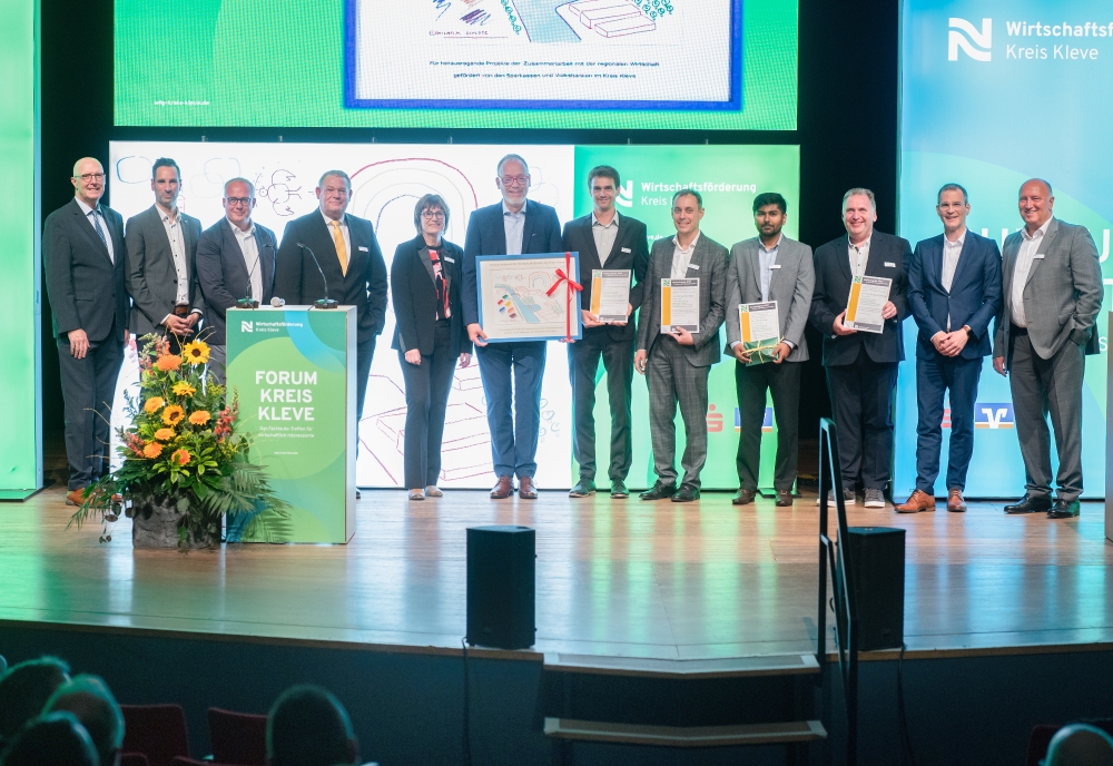 News & Presse > Hochschulpreis 2025 geht an Firma Ipsen in Kleve | Wirtschaftsförderung Kreis Kleve