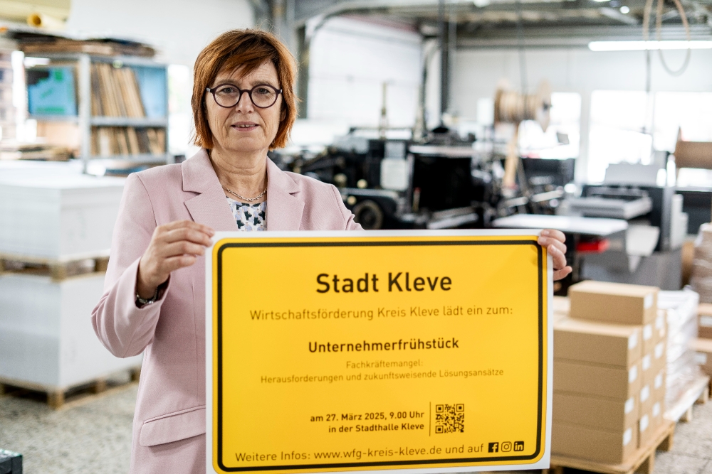 News & Presse > Unternehmerfrühstück-Reihe macht Station in Kleve | Wirtschaftsförderung Kreis Kleve