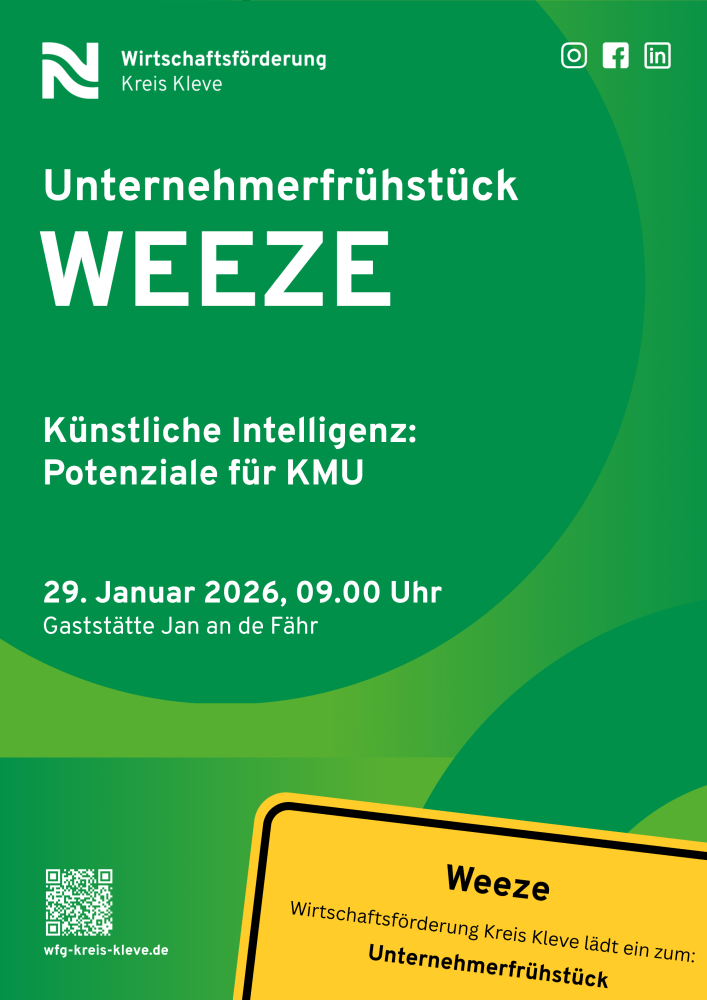 Veranstaltungskalender > Unternehmerfrühstück Weeze | Wirtschaftsförderung Kreis Kleve