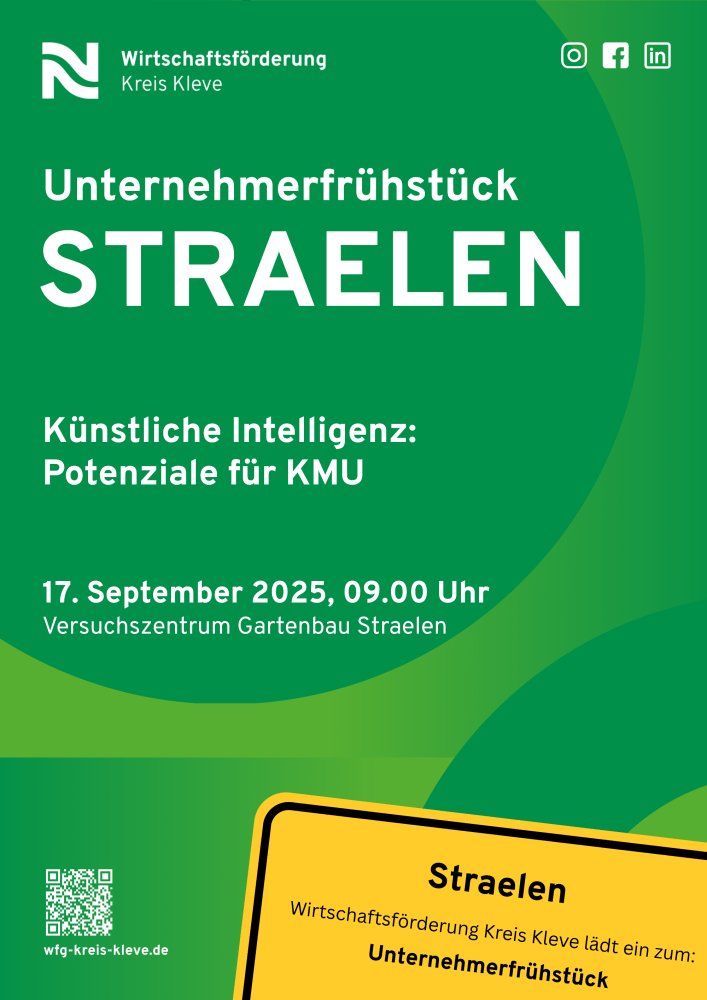 Veranstaltungskalender > Unternehmerfrühstück Straelen | Wirtschaftsförderung Kreis Kleve