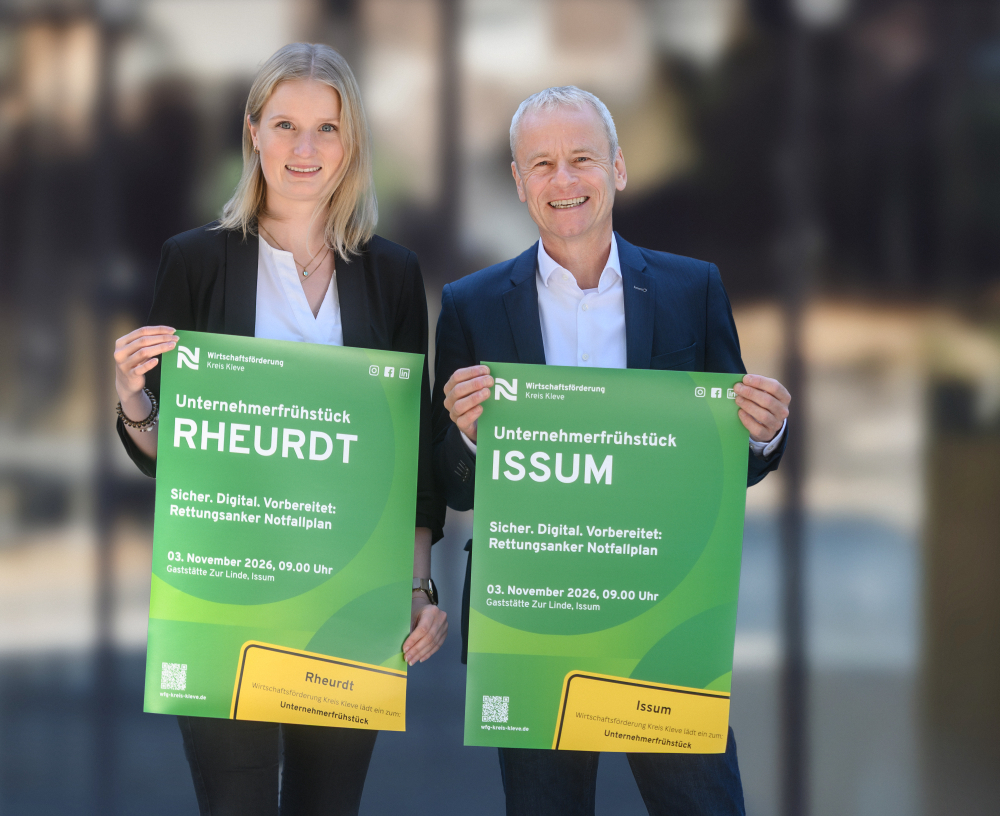 News & Presse > So sollten sich Unternehmen auf Notfälle vorbereiten | Wirtschaftsförderung Kreis Kleve