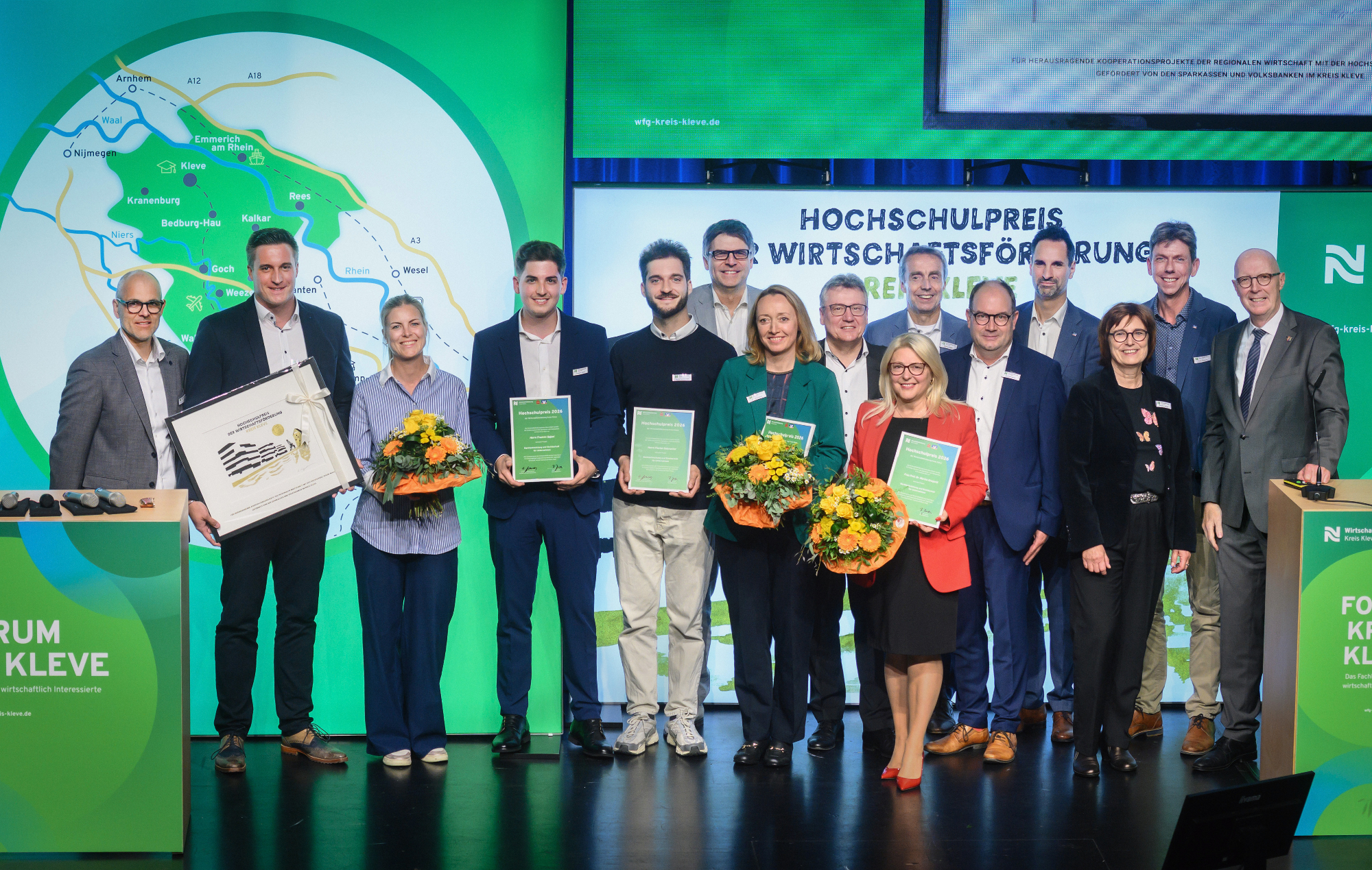 Firma Hermsen erhält den Hochschulpreis 2026 | Wirtschaftsförderung Kreis Kleve