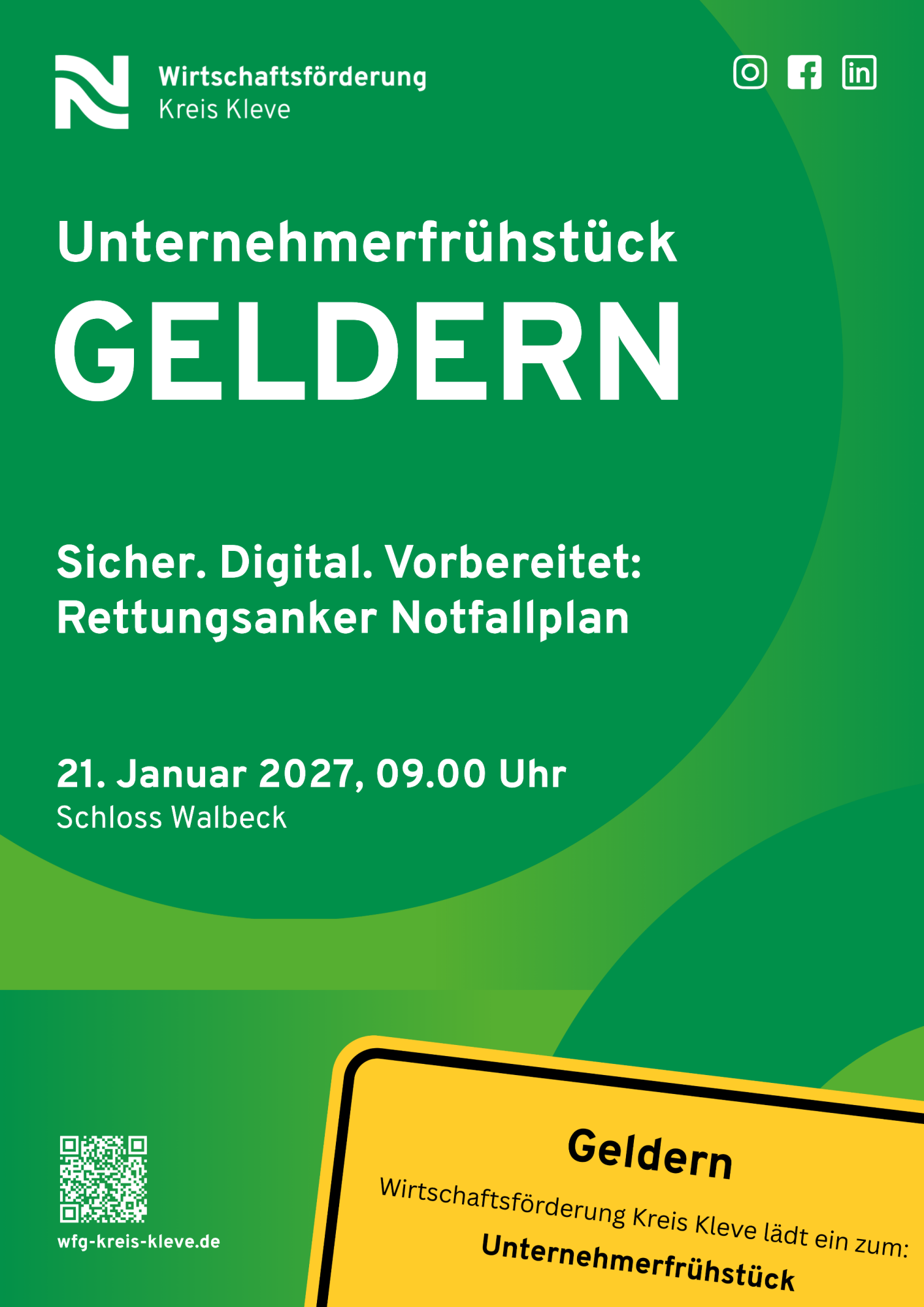 Unternehmerfrühstück Geldern | Wirtschaftsförderung Kreis Kleve
