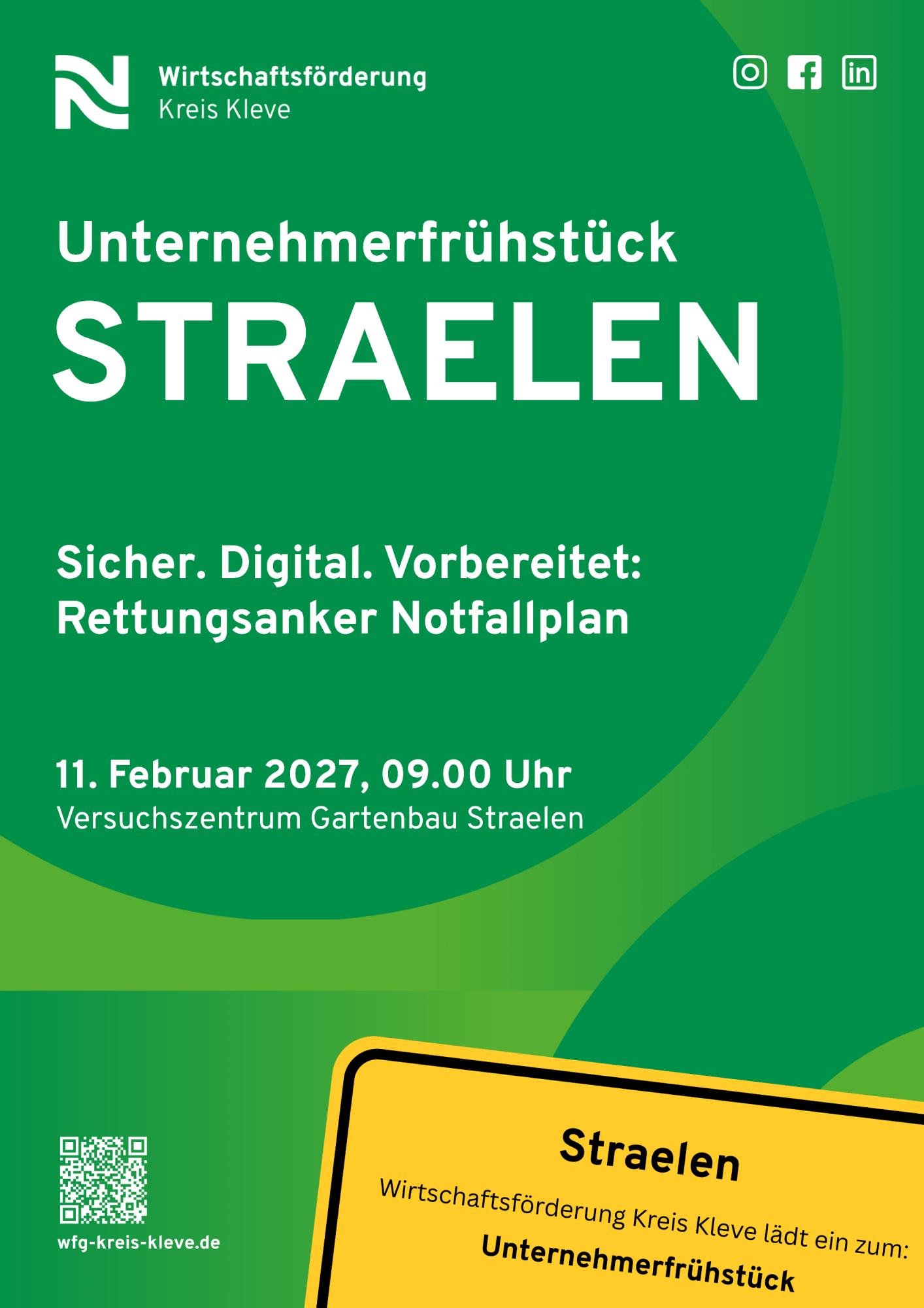 Unternehmerfrühstück Straelen | Wirtschaftsförderung Kreis Kleve